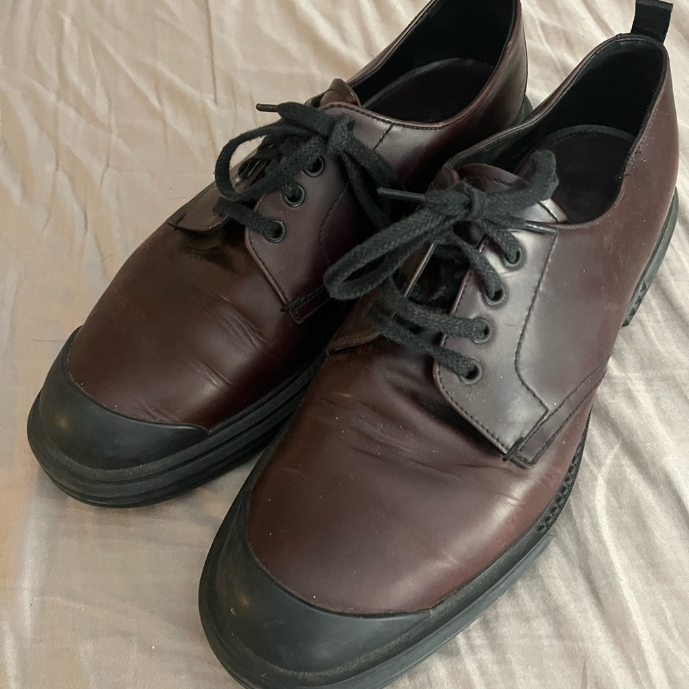 Prada toe cap Derby shoes